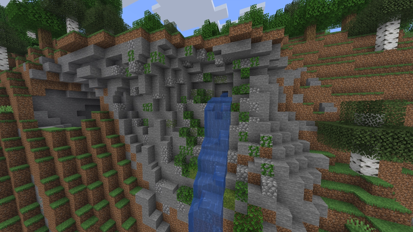 Trabajos de detalle en el Terraforming de Minecraft