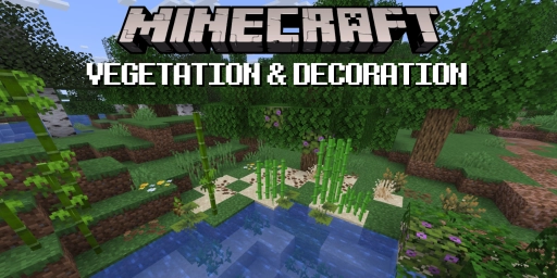 Vegetación de Minecraft: plantas, flores, hojas e ideas de decoración