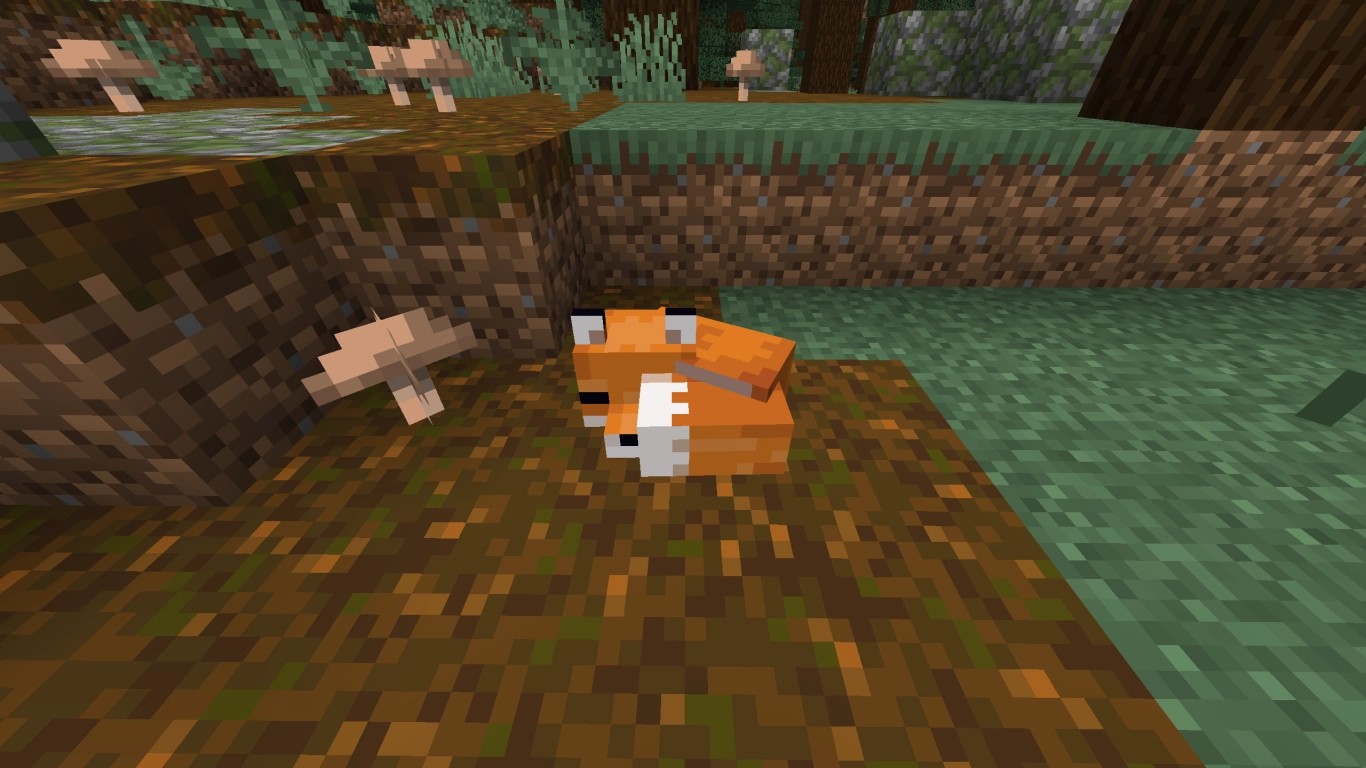 Clever Fox in Minecraft
