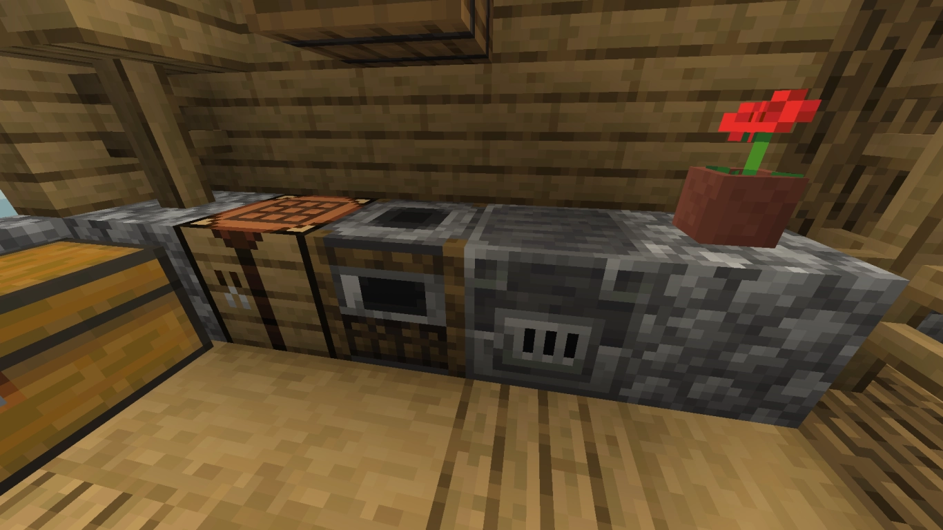 Blast furnace and smoker in Minecraft: Double speed for ores and food