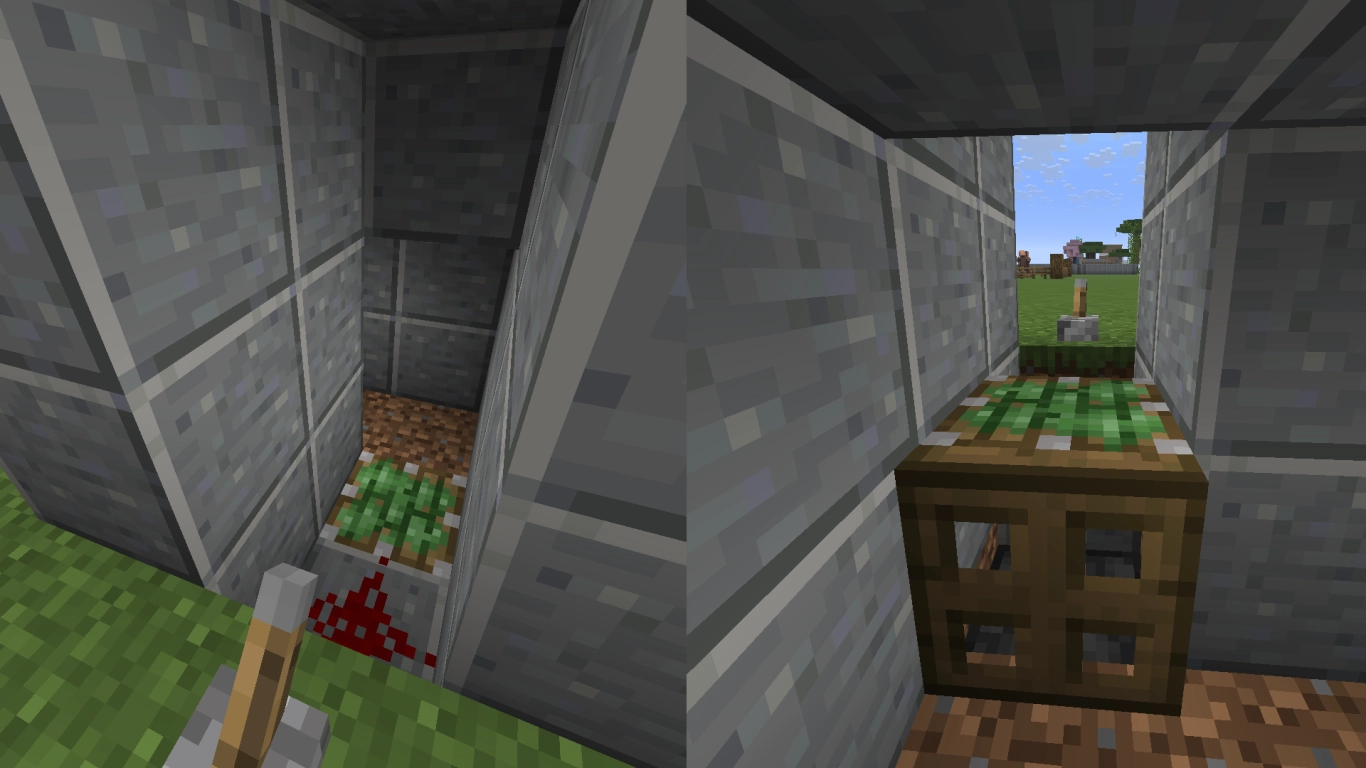 Villager breeder in Minecraft to supply villagers