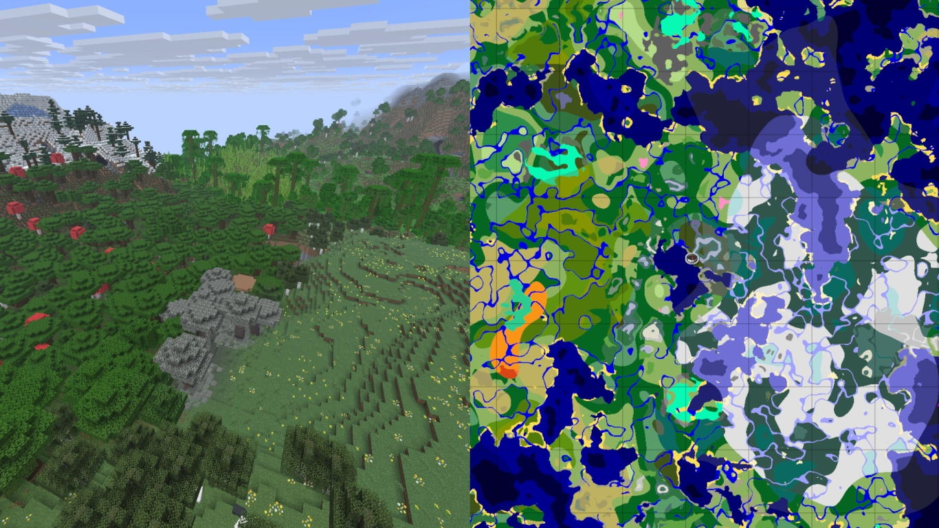 Minecraft 1.18+: tall mountains, deep caves, and overhauled biomes