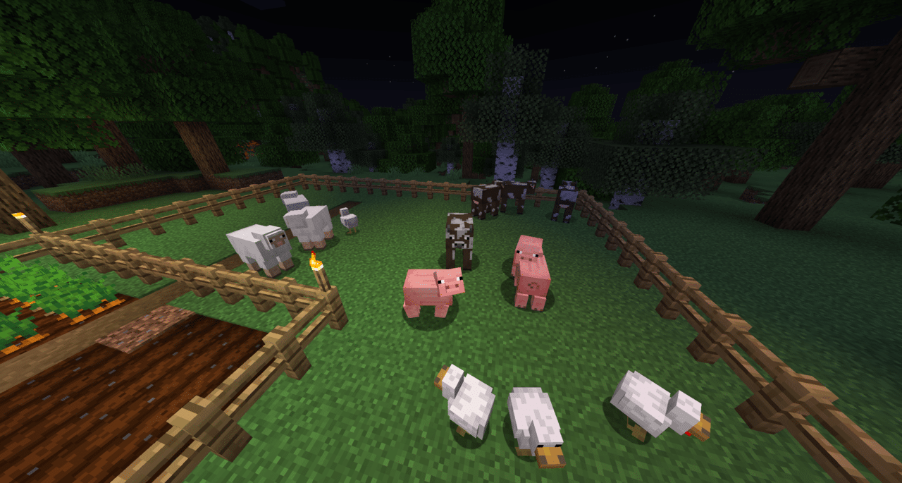 Animales de Minecraft
