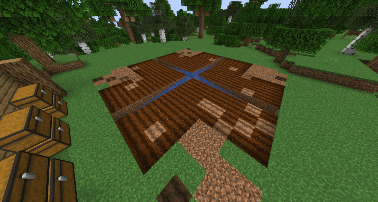 Campo de Minecraft