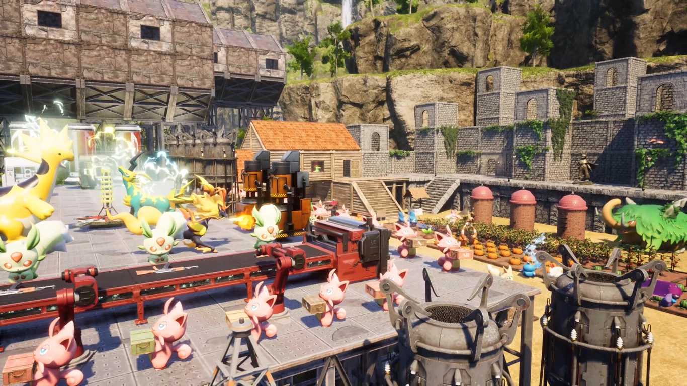 Palworld Gameplay 2026: Catch Pals, survive, and build bases in an open world