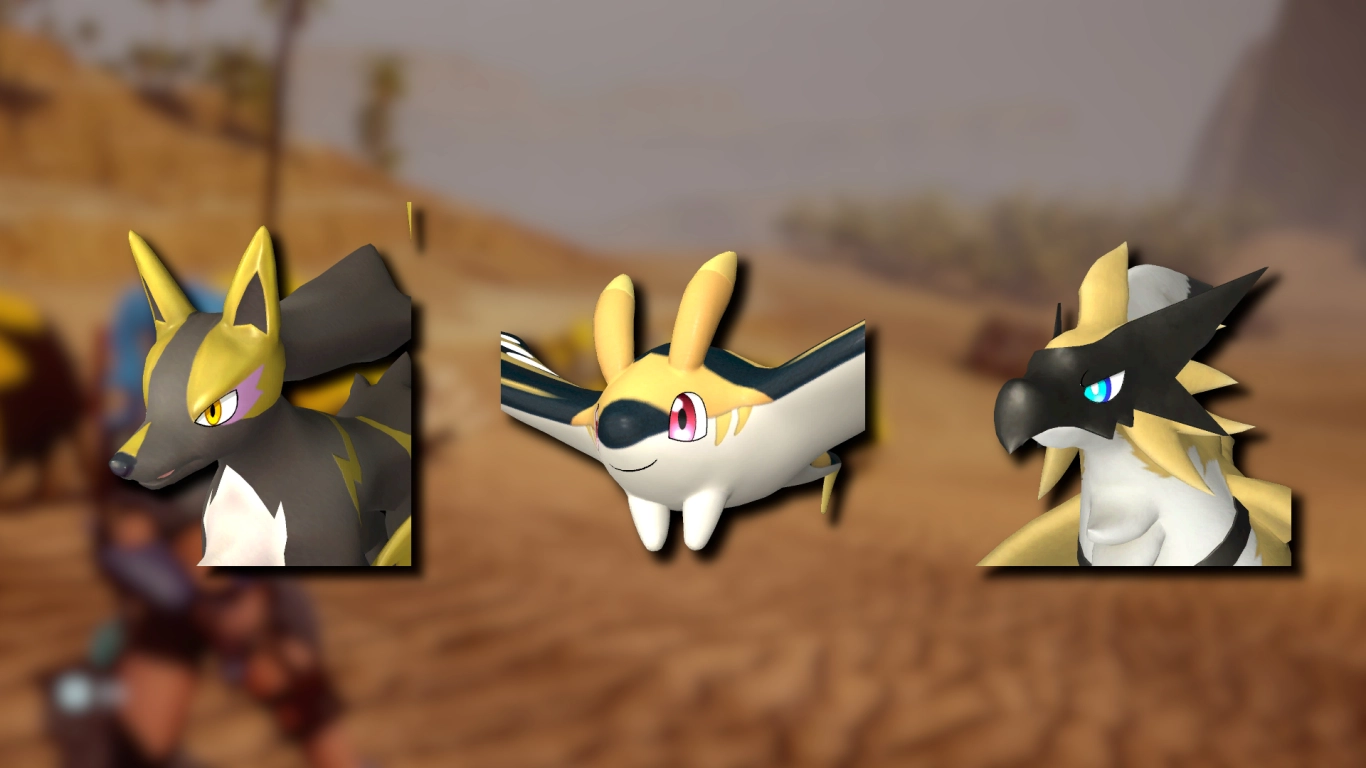 Fast Electric Pals used as mounts in Palworld