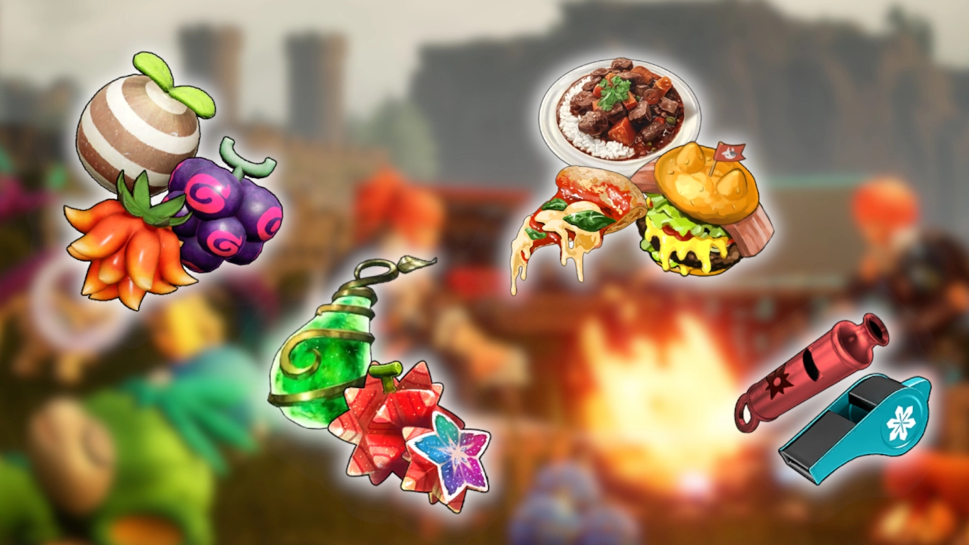 Palworld items: Skill Fruits, food, and gear for strong Pals
