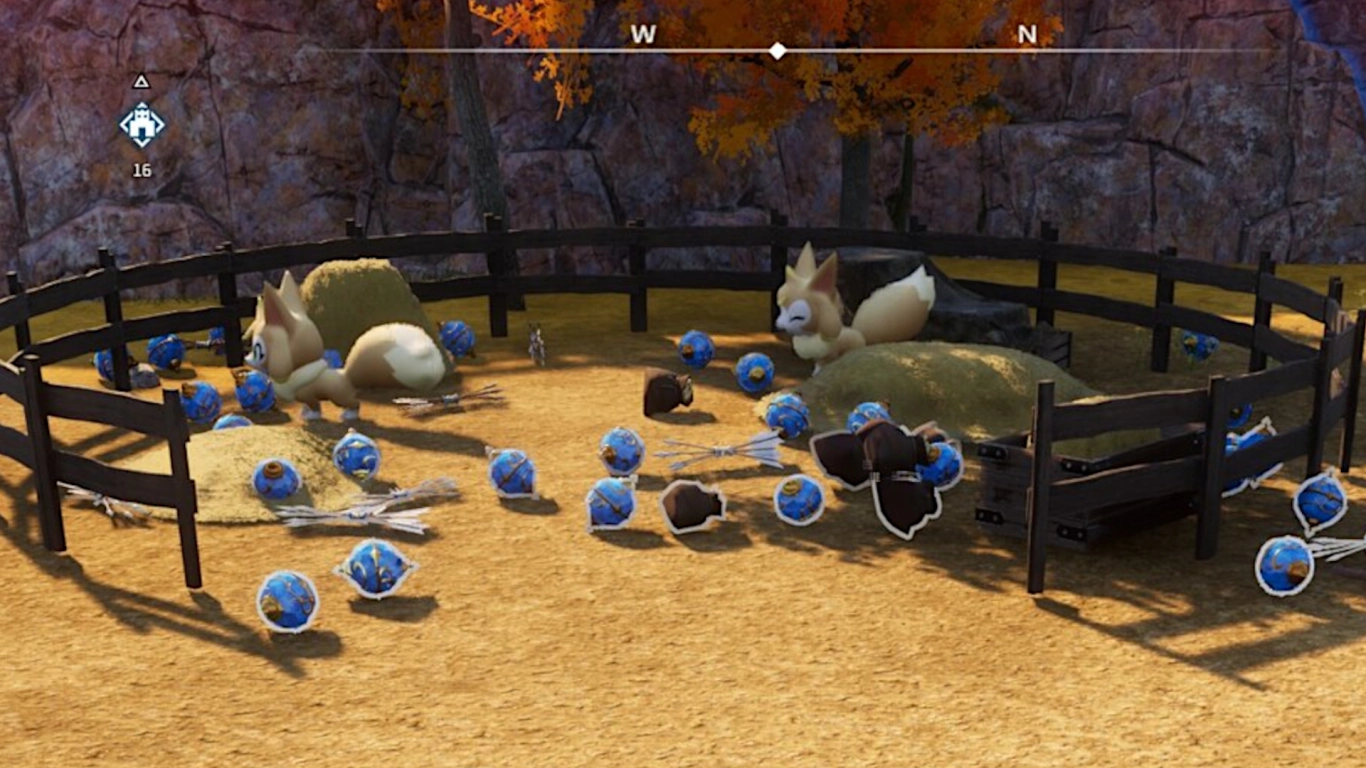 Vixy at the Ranch digs up Spheres