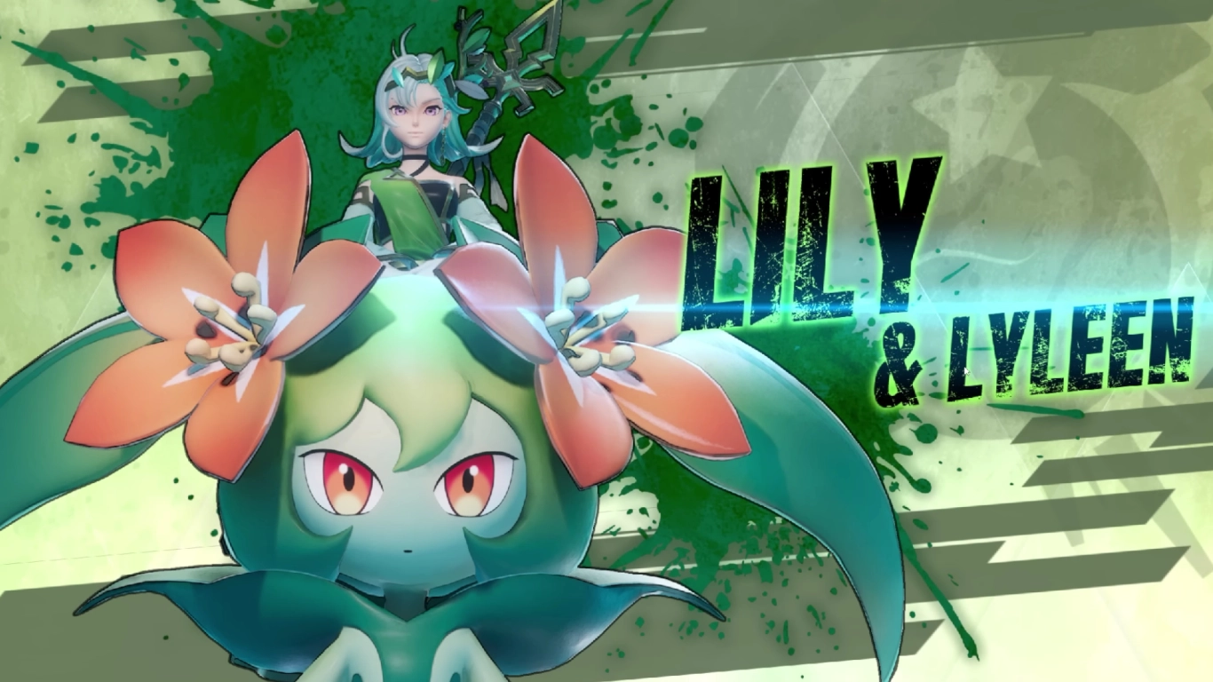 Palworld boss fight versus Lily and Lyleen in the Frostbound Mountains with Fire-type Pals