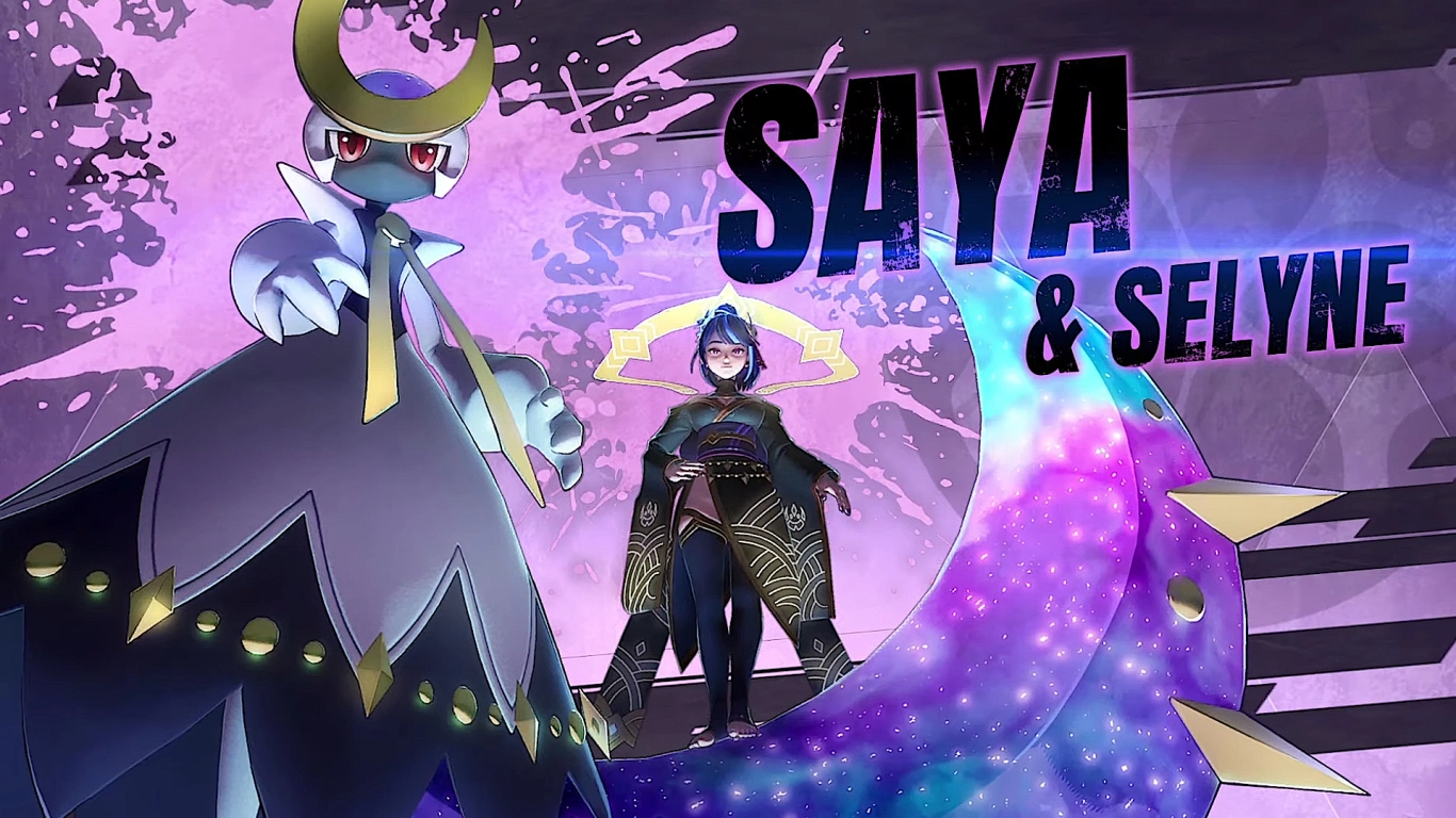Palworld boss Saya with Selyne on Sakurajima; recommended Dragon-type Pals