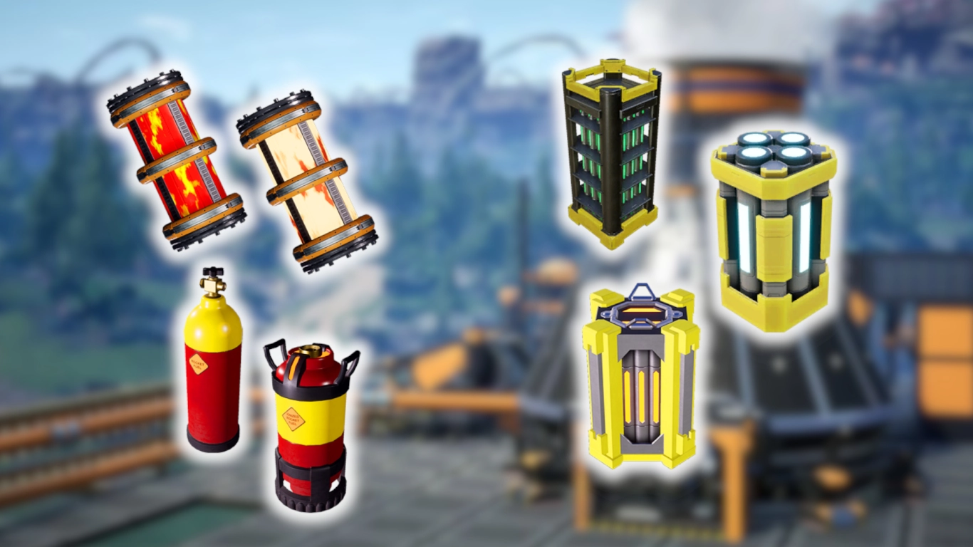 Energía nuclear y combustible para cohetes en la fase final de Satisfactory