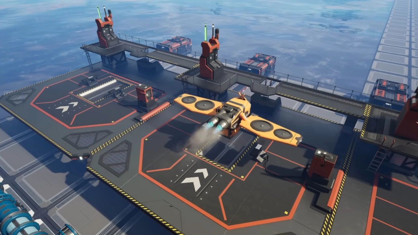 Satisfactory drone port setup and use cases