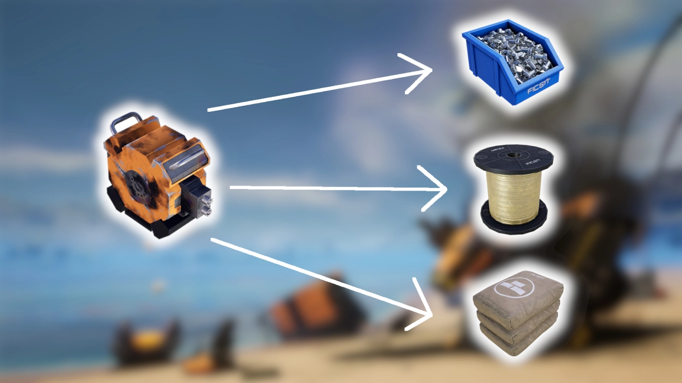 Satisfactory alternate recipes from Hard Drives for efficient production