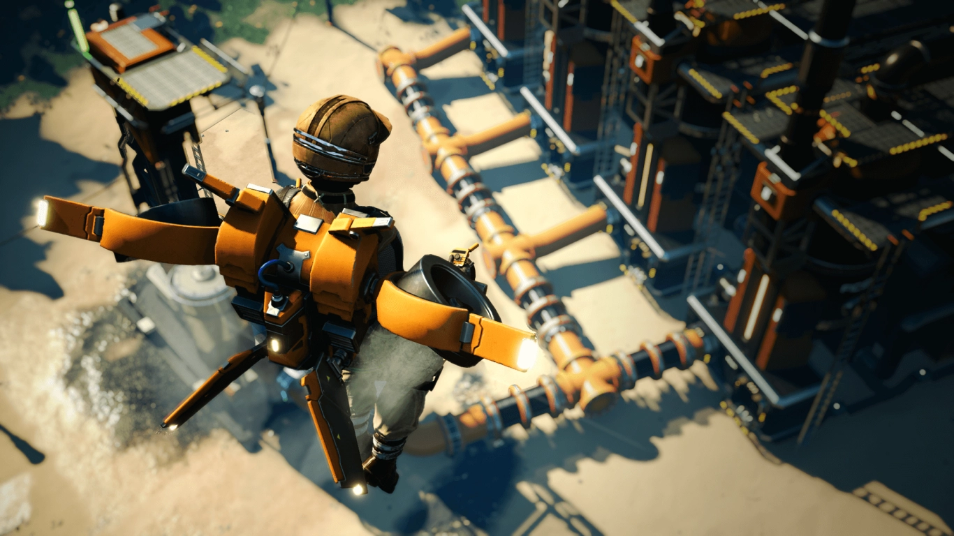 Build the Satisfactory Hoverpack for precise movement