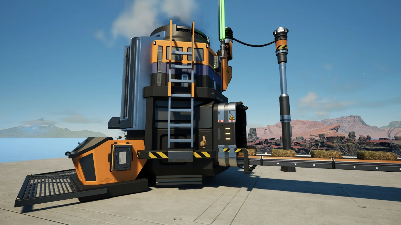 Automating biomass and solid biofuel in Satisfactory