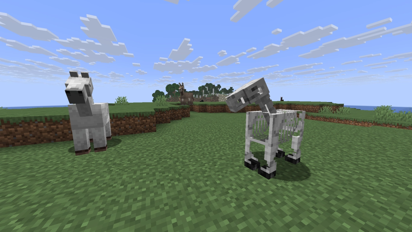 Rare Skeleton Horse in Minecraft