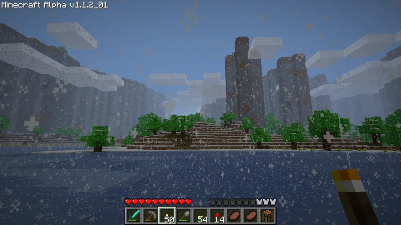Rare Monoliths in Minecraft Alpha