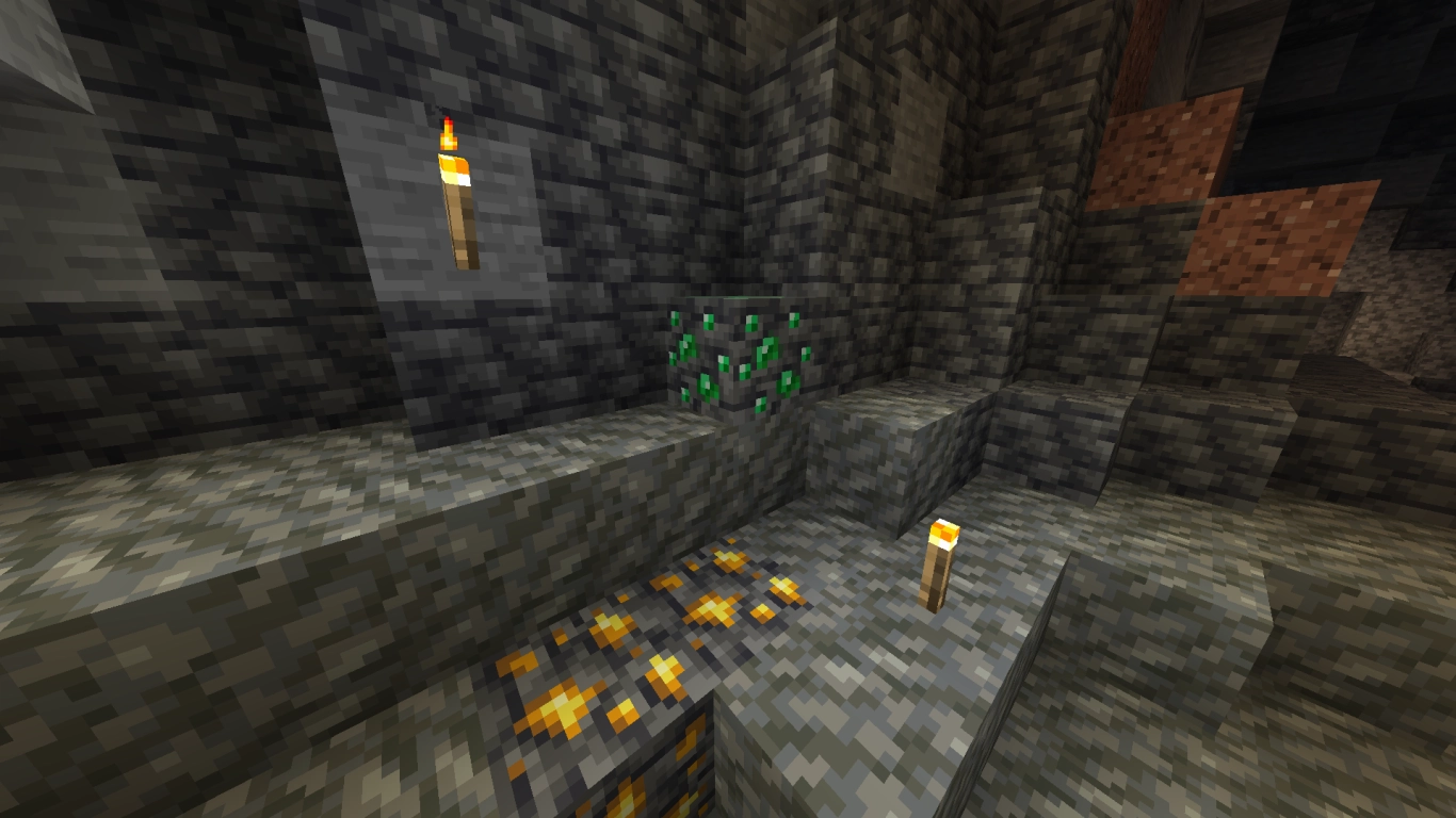 Deepslate Emerald Ore in Minecraft