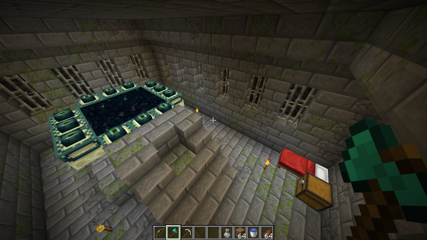 Equipment for the fight against the Ender Dragon