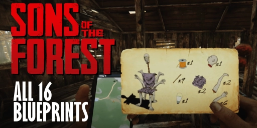 Sons of the Forest: los 16 planos – ubicaciones y uso
