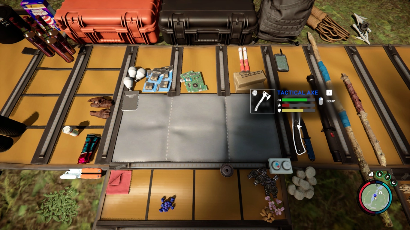 Best early-game weapons: axe, spear, bow – tips on damage, range, and crafting in Sons of the Forest
