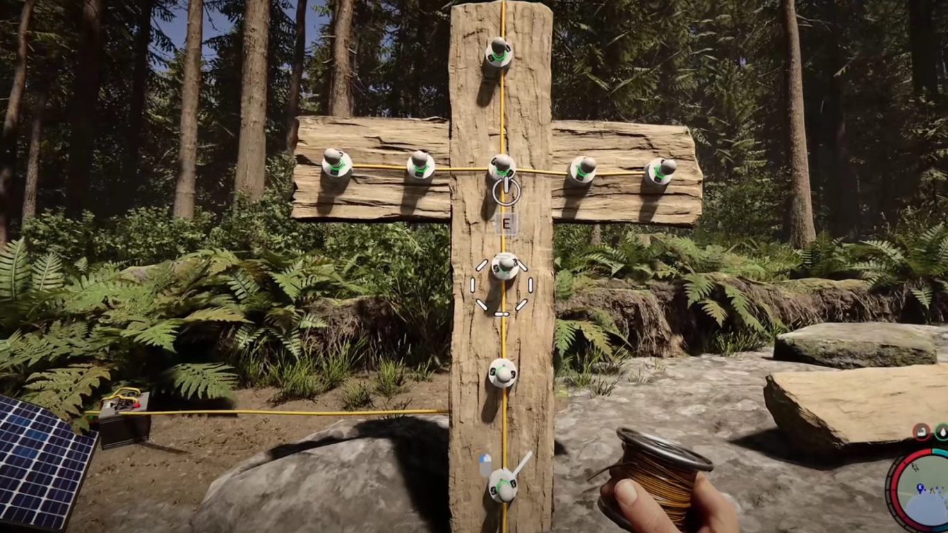 Large Cross – blueprint, light bulbs, and deterrence for demons and mutants