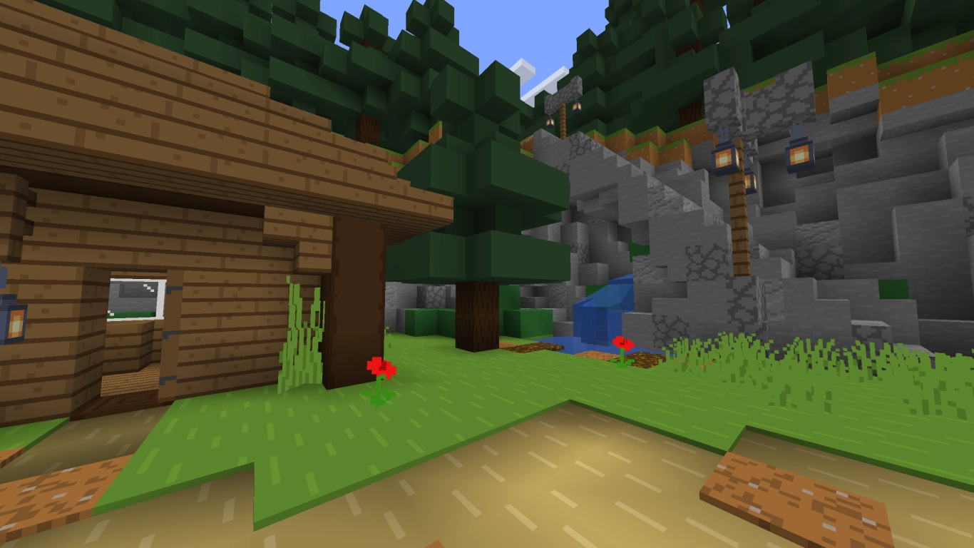 Bare Bones simple resource pack for Minecraft