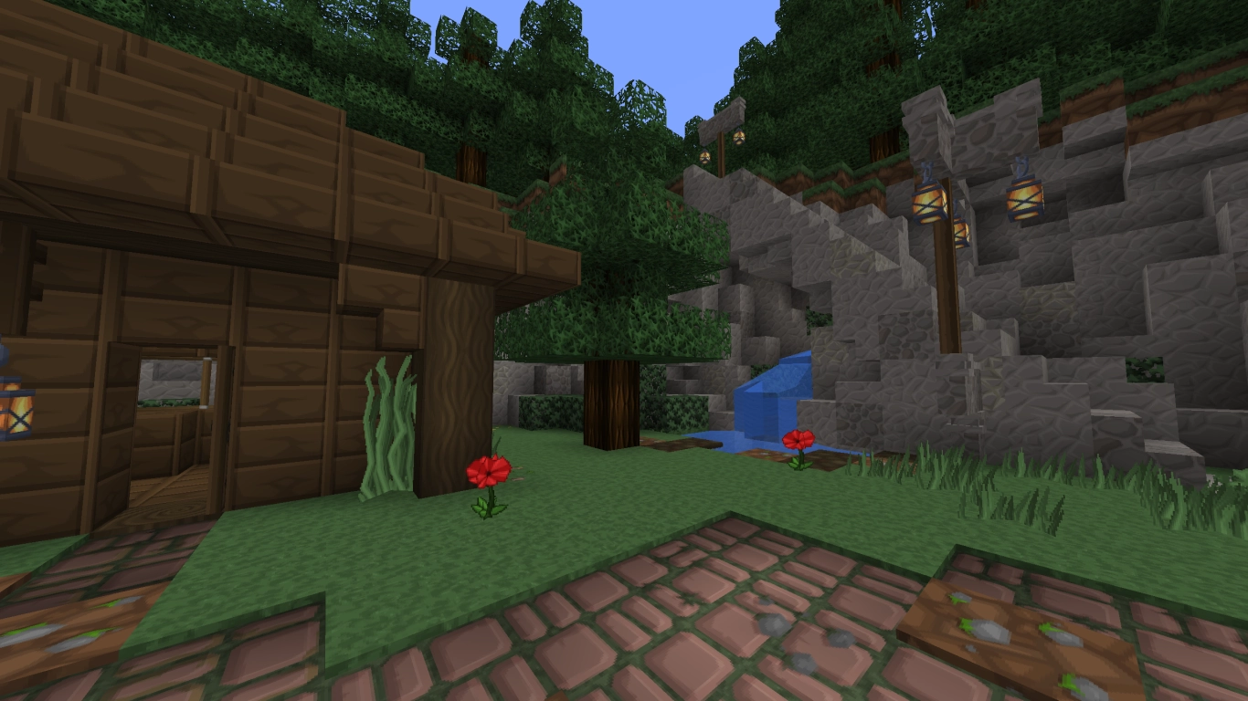 PureBDCraft comic style resource pack for Minecraft