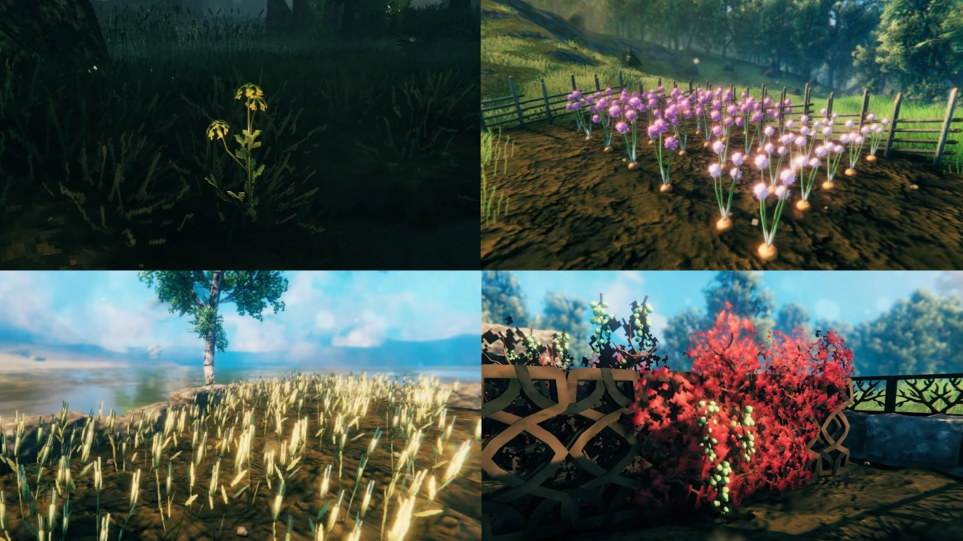 Valheim crop overview: carrots, turnips, onions, barley, flax, and more