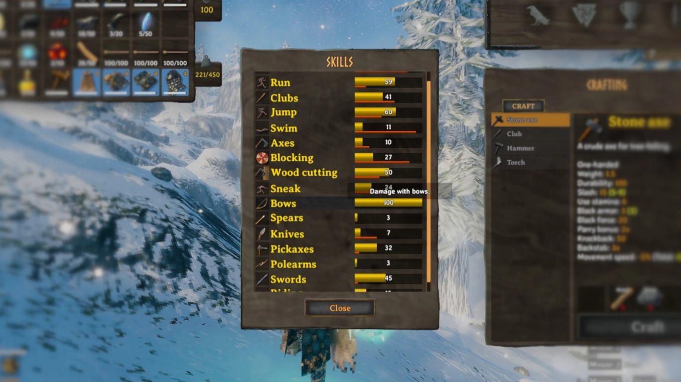 Level Valheim skills faster and earn more experience points